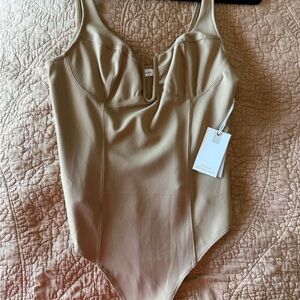 Tan bodysuit good American